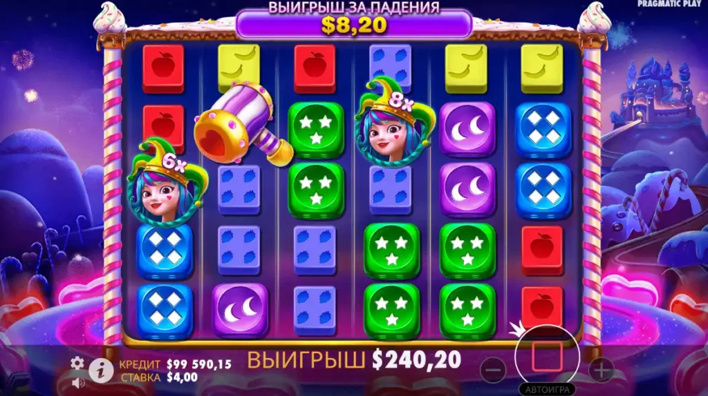 Бонусная игры Sweet Bonanza Dice